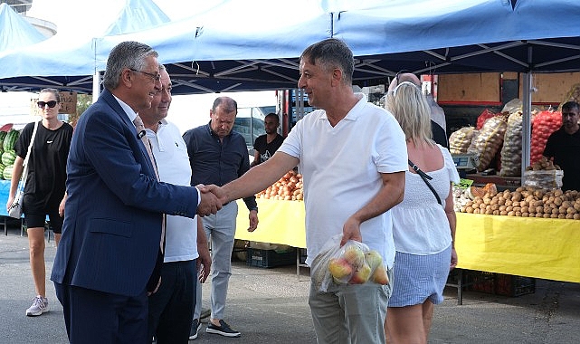 Başkan Topaloğlu pazar esnafıyla bir araya geldi- Kamu Çalışanı