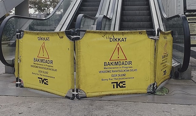 İzmit’teki yürüyen merdivene motor tadilatı- Kamu Çalışanı