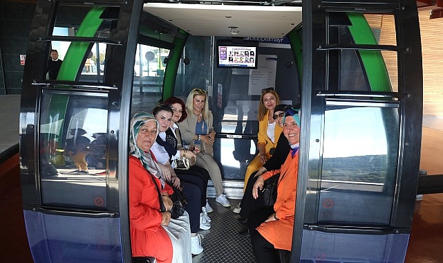 Kadın muhtarların teleferik gezisi- Kamu Çalışanı