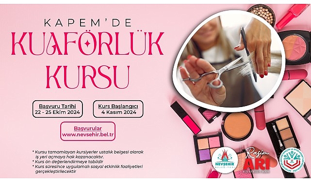 KAPEM’de Kuaförlük Kursu Açılacak- Kamu Çalışanı