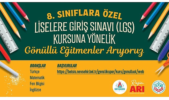 LGS kursları için gönüllü eğitmen başvuruları başladı- Kamu Çalışanı