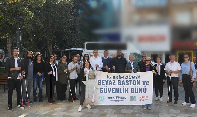 Manisa’da Beyaz Bastonla Farkındalık Yürüyüşü- Kamu Çalışanı