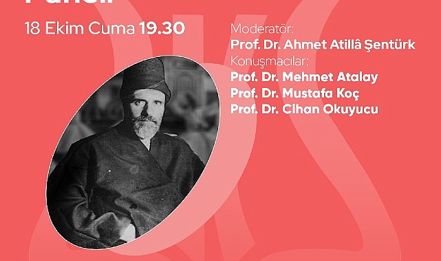 Tâhir’ül-Mevlevî paneli, 18 Ekim Cuma akşamı Zeytinburnu Kültür Sanat’ta gerçekleşecek.- Kamu Çalışanı