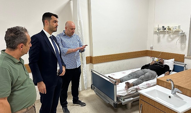 Yangından etkilenen turistlere geçmiş olsun ziyareti- Kamu Çalışanı