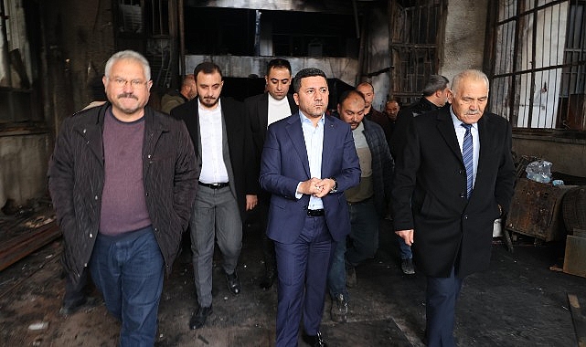 Başkan Arı’dan işyeri yanan esnafa ‘geçmiş olsun’ ziyareti- Kamu Çalışanı