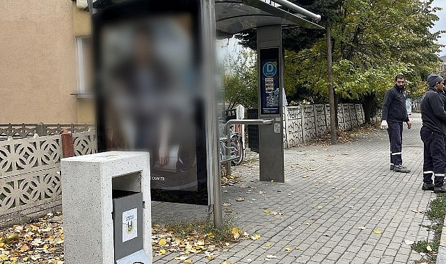Bekleme noktalarına küllüklü çöp kutuları yerleştirildi- Kamu Çalışanı