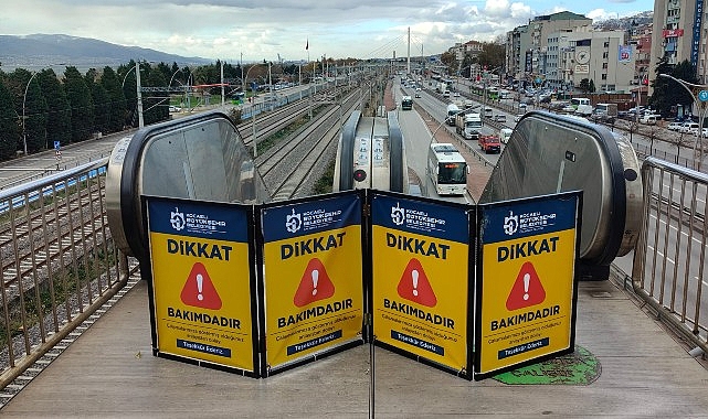 İzmit’teki yürüyen merdiven 2 gün kapalı olacak- Kamu Çalışanı