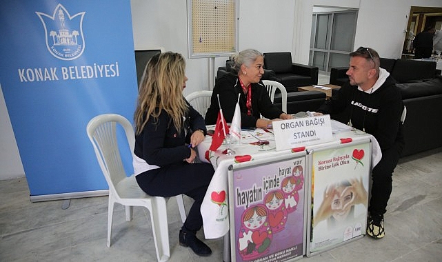 Konak’ta organ bağışı farkındalığı için stant kuruldu- Kamu Çalışanı