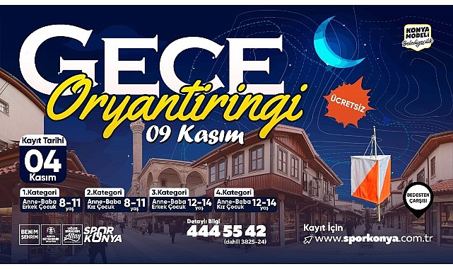 Konya Büyükşehir’den Aileler İçin “Gece Oryantiringi” Etkinliği- Kamu Çalışanı
