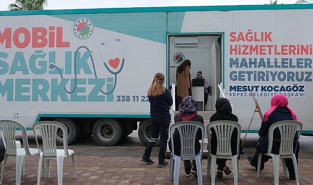 Mobil Sağlık Tırı Kemer’de- Kamu Çalışanı