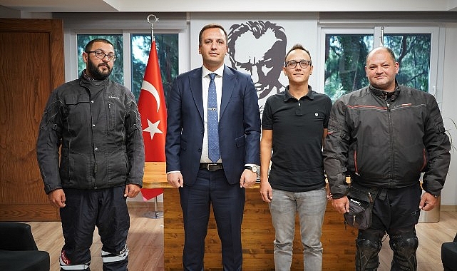 Moto kuryelerden Başkan Eşki’ye teşekkür ziyareti- Kamu Çalışanı