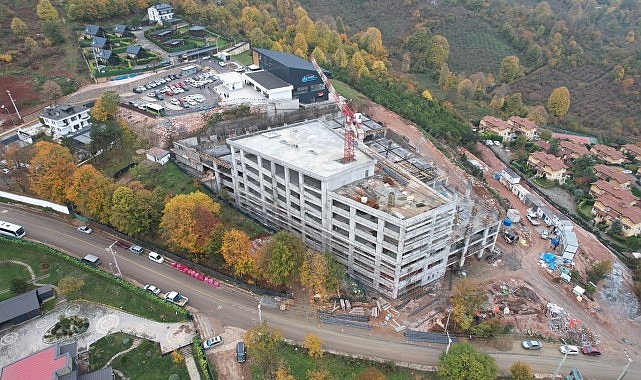 Teleferik otoparkında kaba inşaat bitmek üzere- Kamu Çalışanı