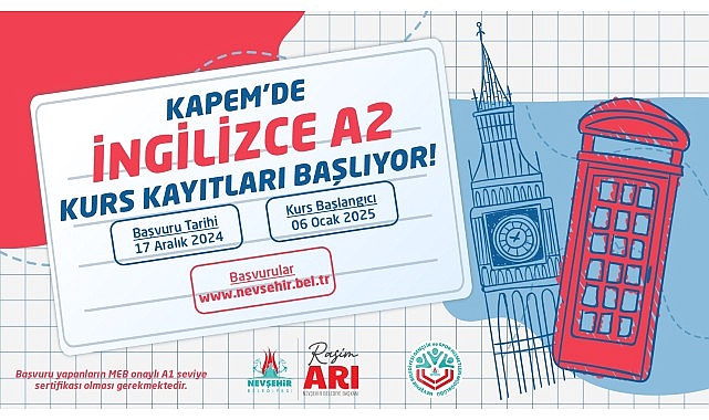 KAPEM’de İngilizce A2 Kursu İçin Kayıtlar Başlıyor- Kamu Çalışanı
