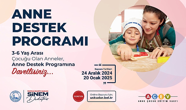 Üsküdar’da “Anne Destek Programı” Başlıyor- Kamu Çalışanı