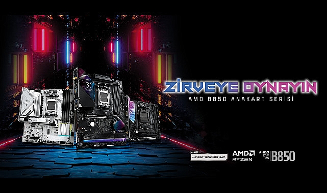 ASRock Rakipsiz Performansa Sahip Yeni AMD B850 Serisi Anakartlarını Tanıttı- Kamu Çalışanı