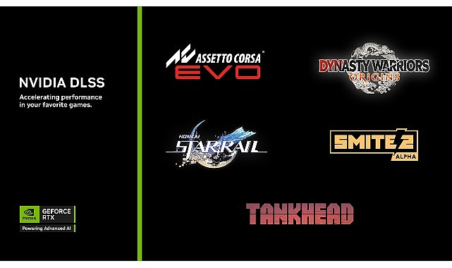 Assetto Corsa EVO, DYNASTY WARRIORS: ORIGINS, SMITE 2 ve Honkai: Star Rail DLSS ile Güçleniyor- Kamu Çalışanı