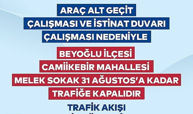 Beyoğlu’nda yol ve çevre düzenlemesi başlıyor- Kamu Çalışanı