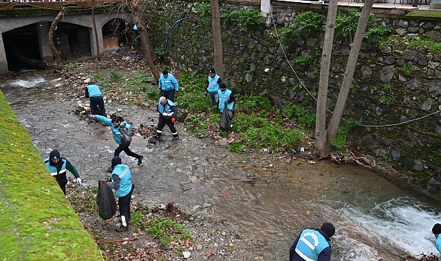Büyükşehir ve MASKİ’den Çaybaşı Deresi’nde Hummalı Çalışma- Kamu Çalışanı