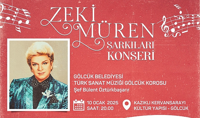 Gölcük Belediyesi, Türk müziğinin efsane ismi Zeki Müren’i anmak üzere özel bir gece düzenleyecek. – Kamu Çalışanı