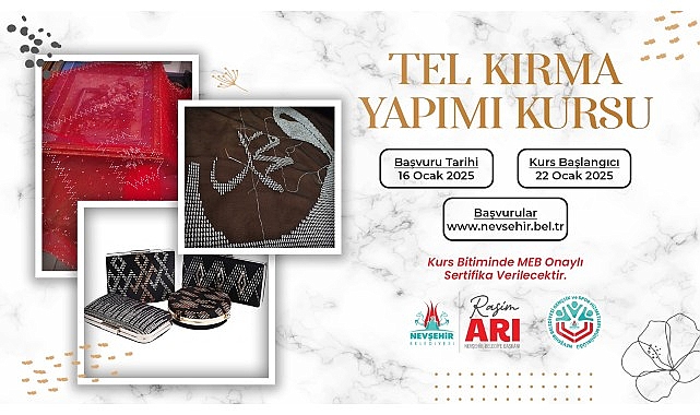 KAPEM’de Tel Kırma Yapımı Kursu Açılacak- Kamu Çalışanı