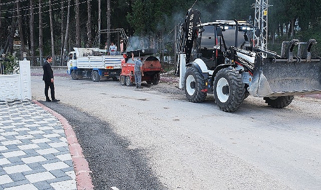 Kemer’de tahrip olan yollarda çalışmalar sürüyor- Kamu Çalışanı