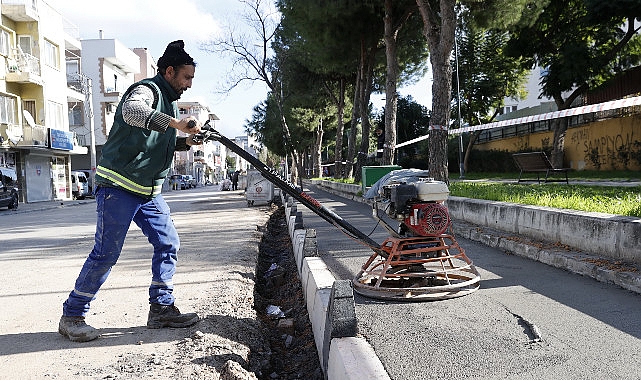 Yenilenen Konak: Asfalt ve kaldırım çalışmaları hız kesmiyor- Kamu Çalışanı