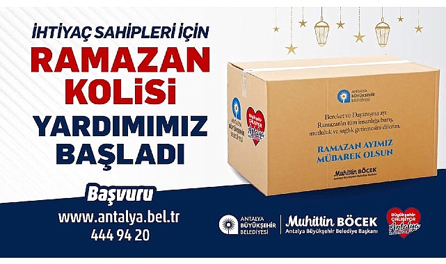 Antalya Büyükşehir Belediyesi,ihtiyaç sahibi aileleri yalnız bırakmıyor- Kamu Çalışanı
