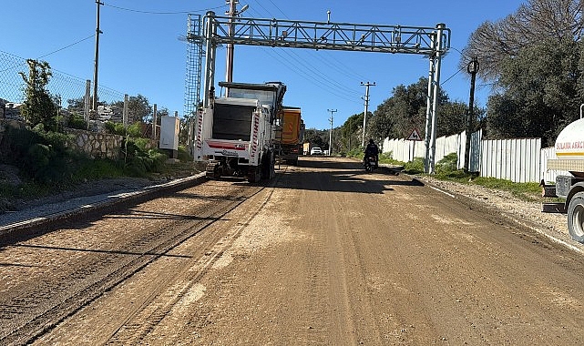 Büyükşehir’den Bodrum’a 28 Milyonluk Yol Yatırımı- Kamu Çalışanı