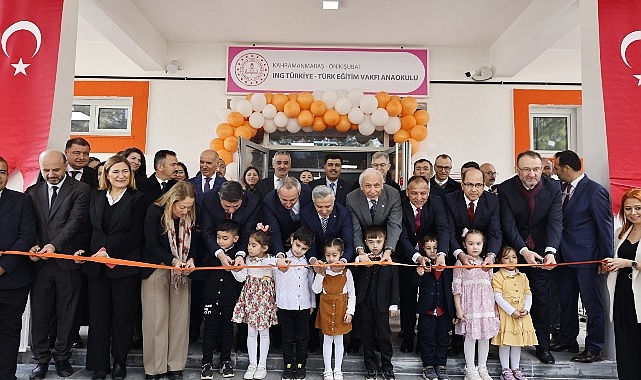 Eşit gelecek için Kahramanmaraş’ta ING Türkiye-TEV Anaokulu açıldı- Kamu Çalışanı