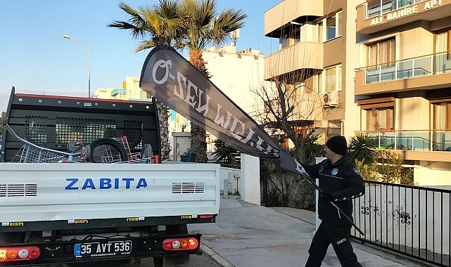 Güzelbahçe Belediyesi Zabıta Ekipleri Kaldırım İşgaline Geçit Vermiyor- Kamu Çalışanı