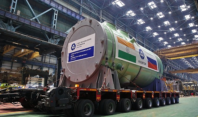 Rosatom, Hindistan’daki Kudankulam NGS’nin 6. Güç Ünitesi İçin Reaktör Kabını Sevk Etti- Kamu Çalışanı
