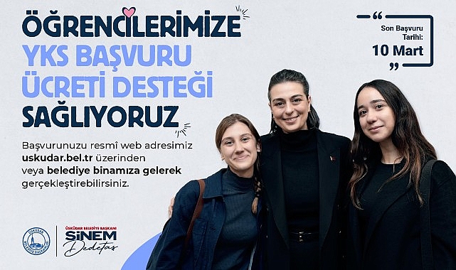 Üsküdar Belediyesi’nden YKS’ye Girecek Öğrencilere Destek- Kamu Çalışanı
