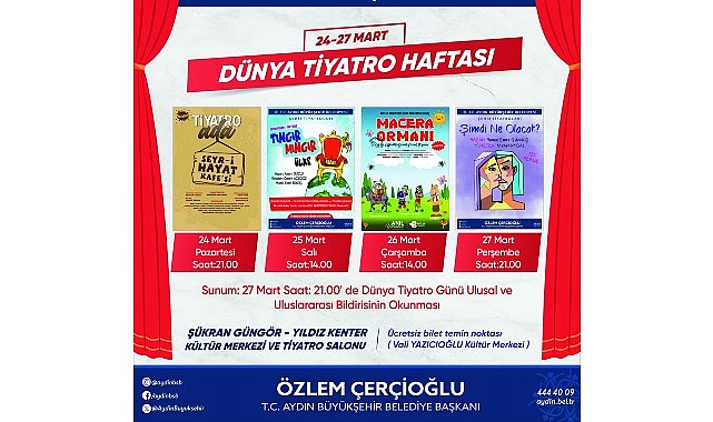 Başkan Çerçioğlu, Aydınlıları Dünya Tiyatro Haftası Etkinlikleri ile Buluşturuyor – Kamu Çalışanı