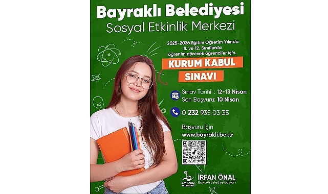 Bayraklı Belediyesi Sosyal Etkinlik Merkezi’nden kurum kabul sınavı- Kamu Çalışanı