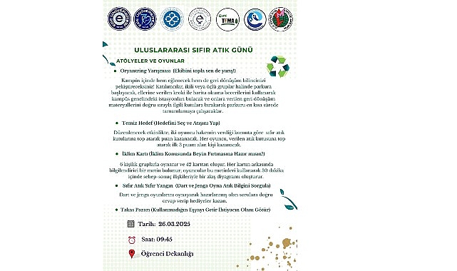 EÜ’den dolu dolu “Uluslararası Sıfır Atık Günü” programı- Kamu Çalışanı