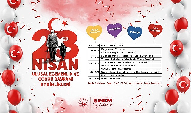 23 Nisan Ulusal Egemenlik ve Çocuk Bayramı, Üsküdar’da çeşitli etkinliklerle kutlanacak- Kamu Çalışanı