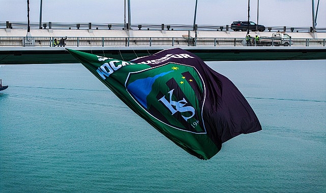 Kocaelispor bayrağı, Osmangazi Köprüsü’ne asıldı: O iş tamam!- Kamu Çalışanı