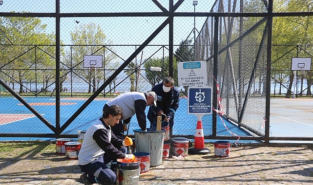Büyükşehir, basketbol sahalarını yeniliyor- Kamu Çalışanı