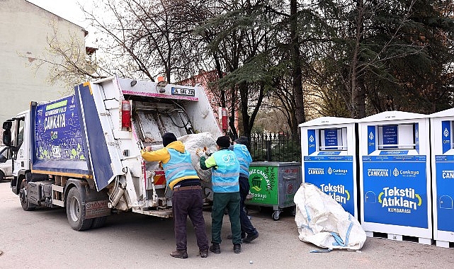 Çankaya’da Tekstil Kumbaralarıyla Sıfır Atığa Katkı- Kamu Çalışanı
