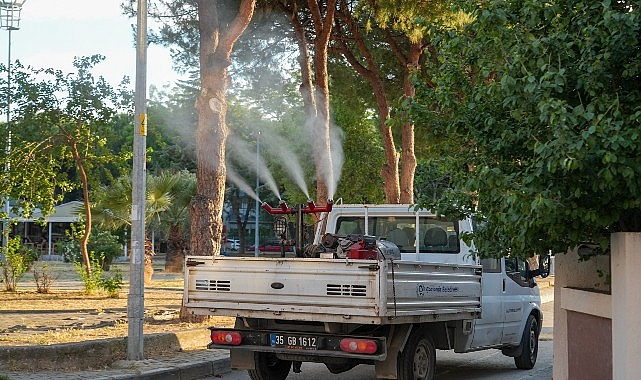 Gaziemir’de sivrisineklere karşı ilaçlama çalışmaları hız kazandı- Kamu Çalışanı
