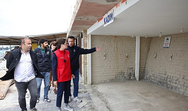 Ilıca Plajı’nda yaz hazırlıkları sürüyor- Kamu Çalışanı