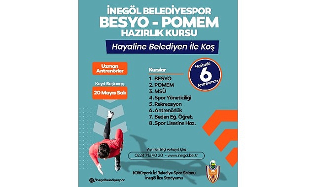 İnegöl Belediyesi’nden Gençlere Destek: “Hayaline Belediyen İle Koş”- Kamu Çalışanı