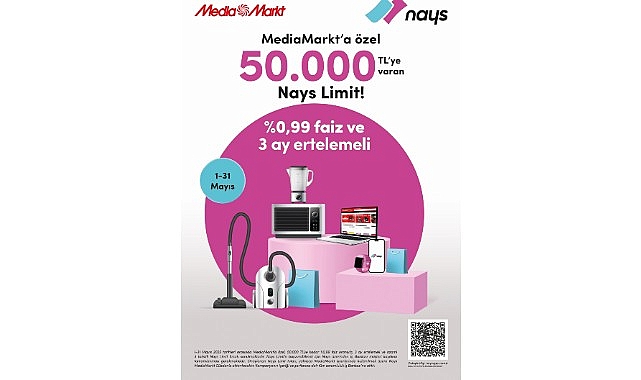 MediaMarkt, Nays iş birliği ile teknoloji alışverişinde 50.000 TL’ye kadar Özel Nays Limit!- Kamu Çalışanı