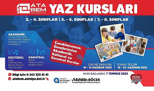 ATABEM yaz kurslarına kayıtlar başladı- Kamu Çalışanı