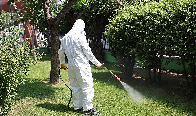 Bağcılar’da parklar ve yeşil alanlar ilaçlanıyor- Kamu Çalışanı