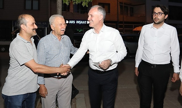 Başkan Alper Taban Sinanbey’de Vatandaşlarla Buluştu- Kamu Çalışanı