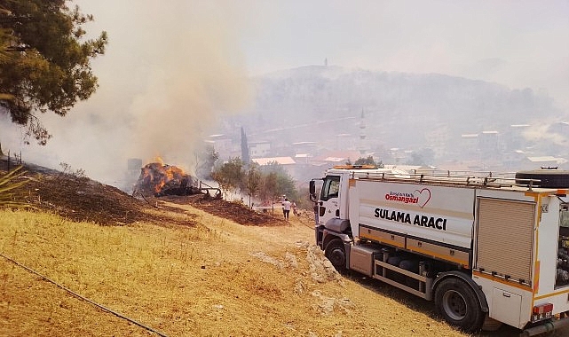 Başkan Aydın İsmetiye’deki yangın bölgesinde- Kamu Çalışanı