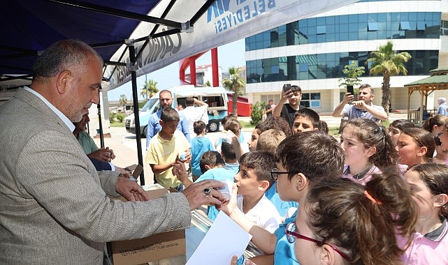 Çocuklardan Başkan İbrahim Sandıkçı’ya Sevgi Seli- Kamu Çalışanı