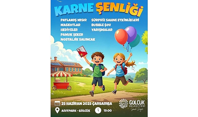 Gölcük’te Karne Şenliği Coşkusu Başlıyor- Kamu Çalışanı