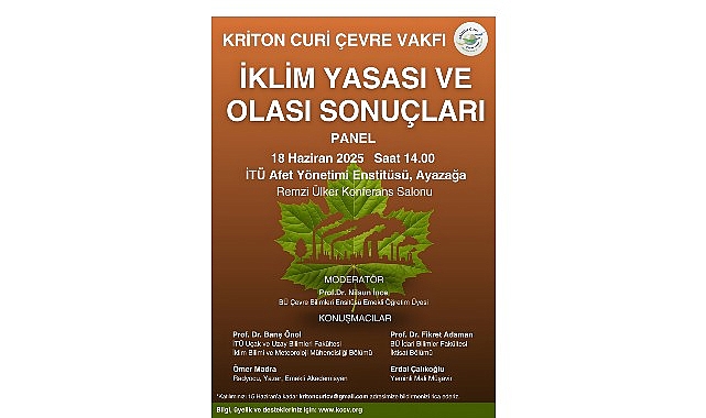 “İklim Yasası ve Olası Sonuçları” Paneli, Kriton Curi’nin Anısına Düzenleniyor- Kamu Çalışanı